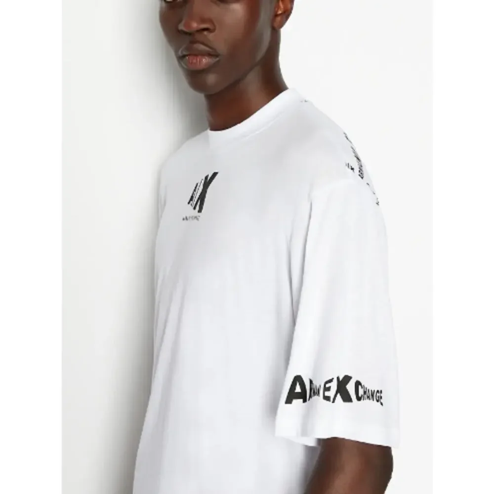 ARMANI EXCHANGE Organic Jersey Cotton Regular Fit Logo T-Shirt - SM - NWT